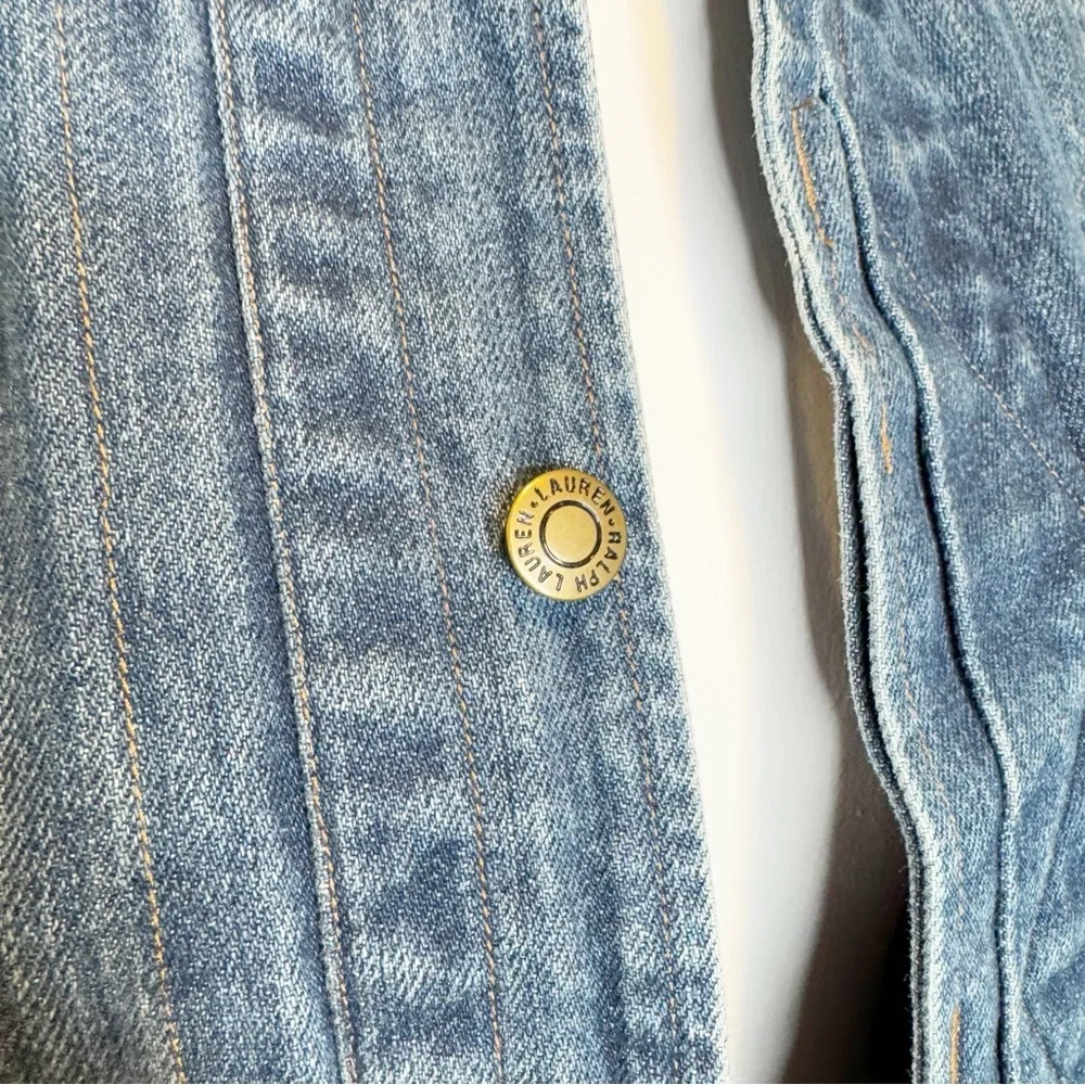 Ralph Lauren Blue Denim Jean Jacket - Picture 6 of 10